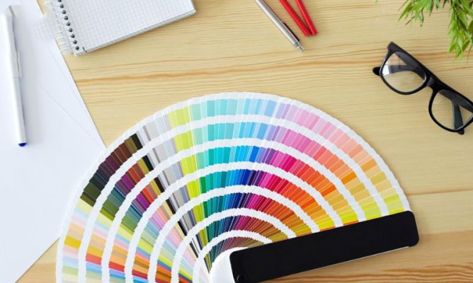 In màu khu vực Đại học thương mại