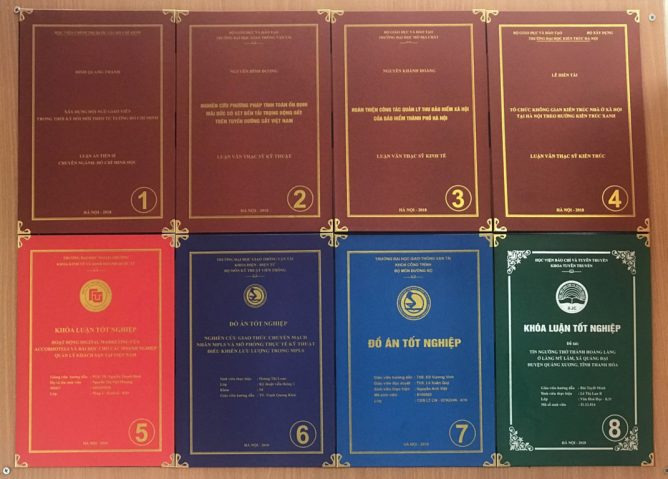 Photo luận văn, khóa luận, giáo trình Thương mại
