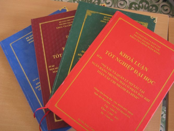 In luận văn – photo tài liệu sinh viên Cầu Giấy