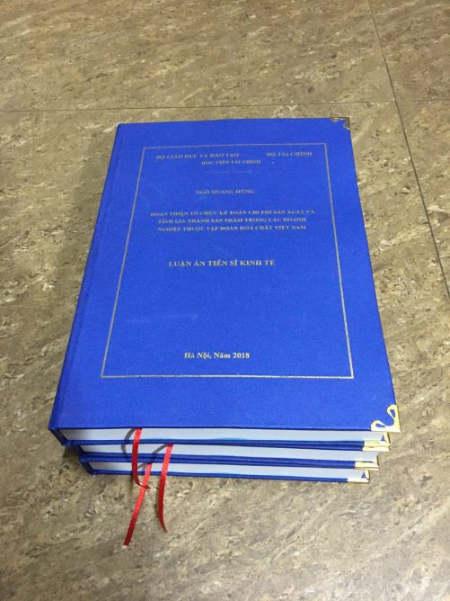 In luận văn – photo tài liệu sinh viên Cầu Giấy